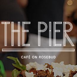 The Pier Cafe logo